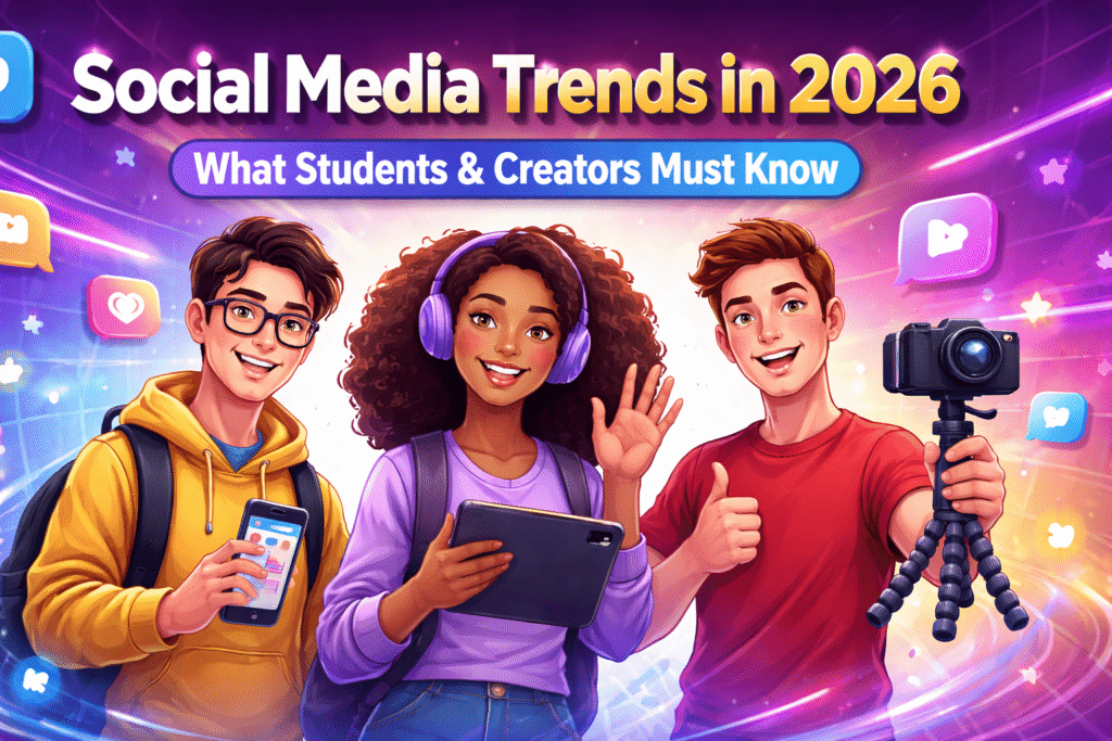 Social Media Trends in 2026: What Students & Creators Must Know